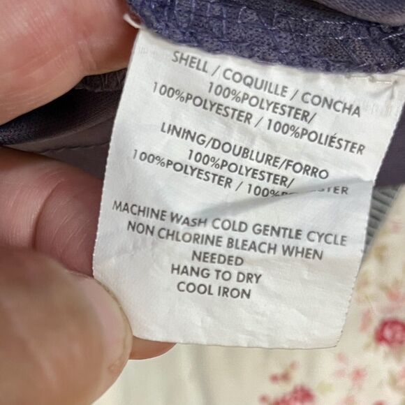 O'Neill Dark Floral Romper Shortall Size Med 1 Piece Blouson Romantic Boho Blue - Picture 9 of 16